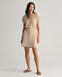 Vestido en mezcla de lino