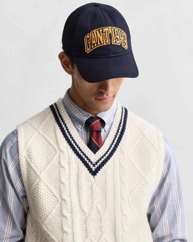 Chaleco de punto de ochos