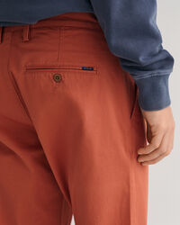 Pantalones chinos Slim Fit de sarga Hallden