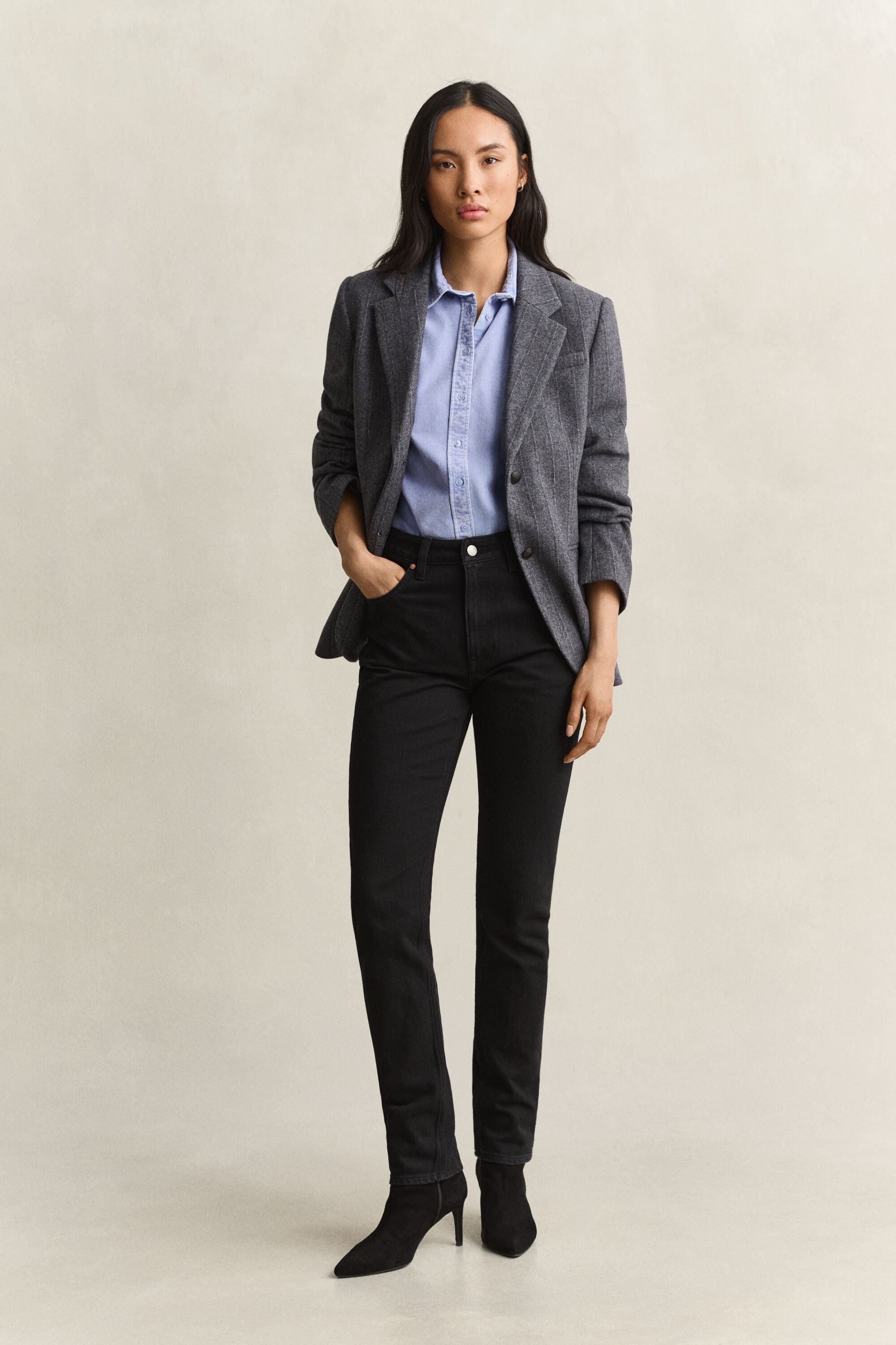 Camisa Regular Fit de pana
