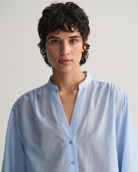 Blusa Relaxed Fit de seda y algod&oacute;n