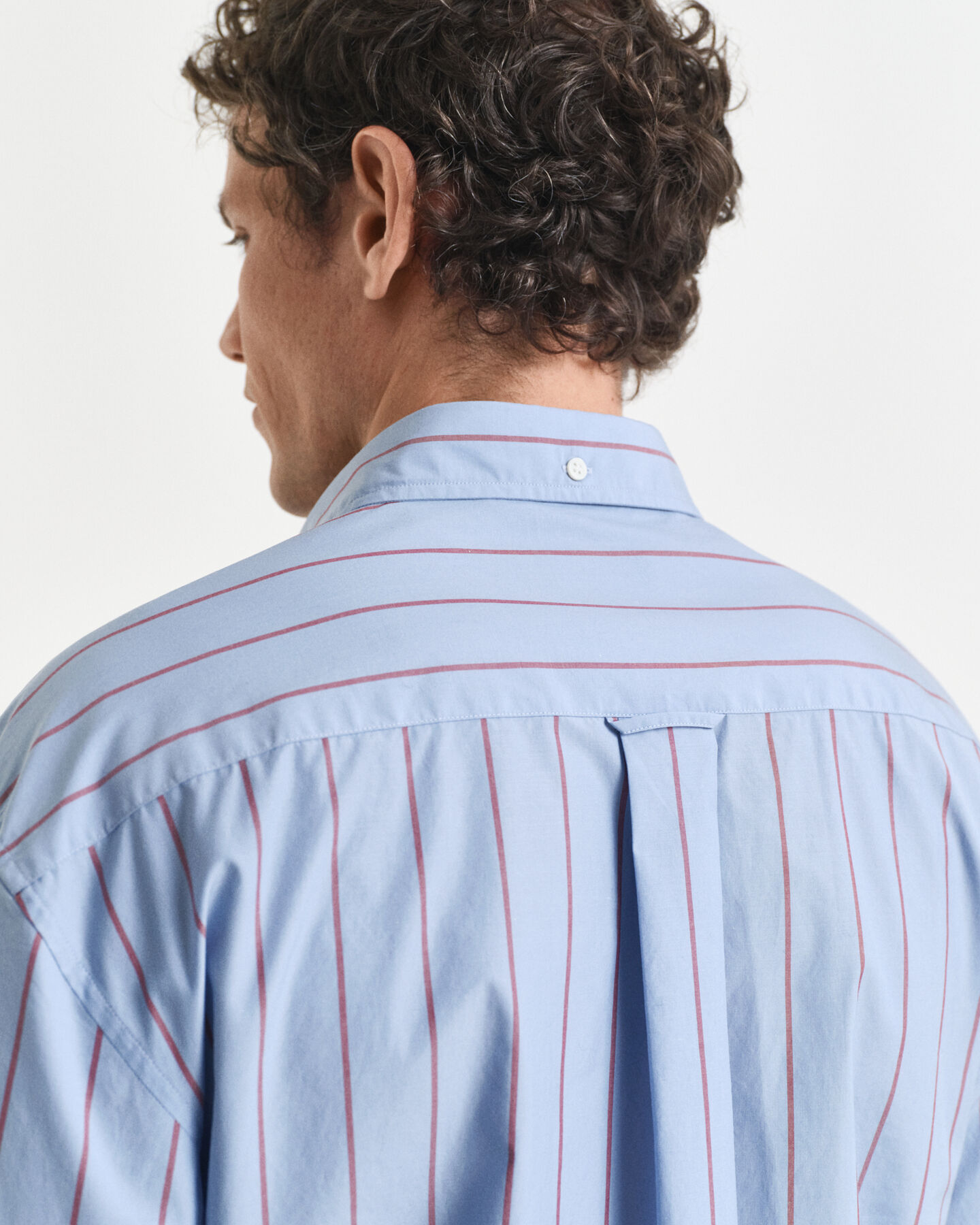 Camisa Relaxed Fit Heritage Poplin a rayas