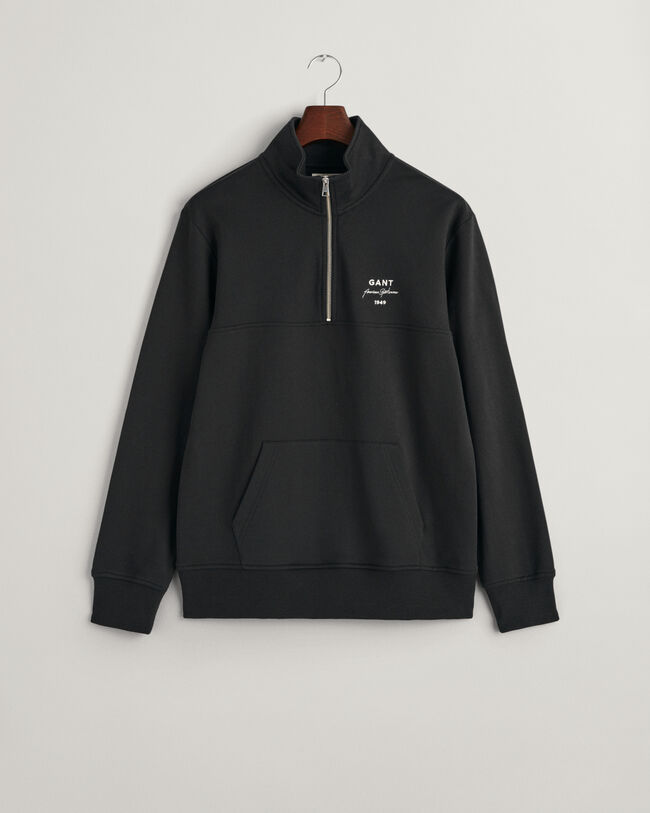 Sudadera con media cremallera GANT Script Graphic