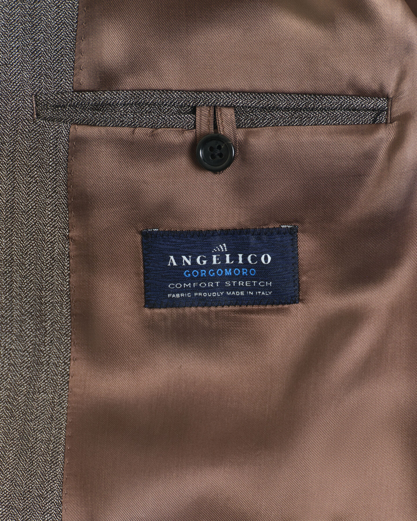 Chaqueta de traje con diseño de espiga