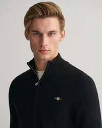 Cárdigan de algodón Textured