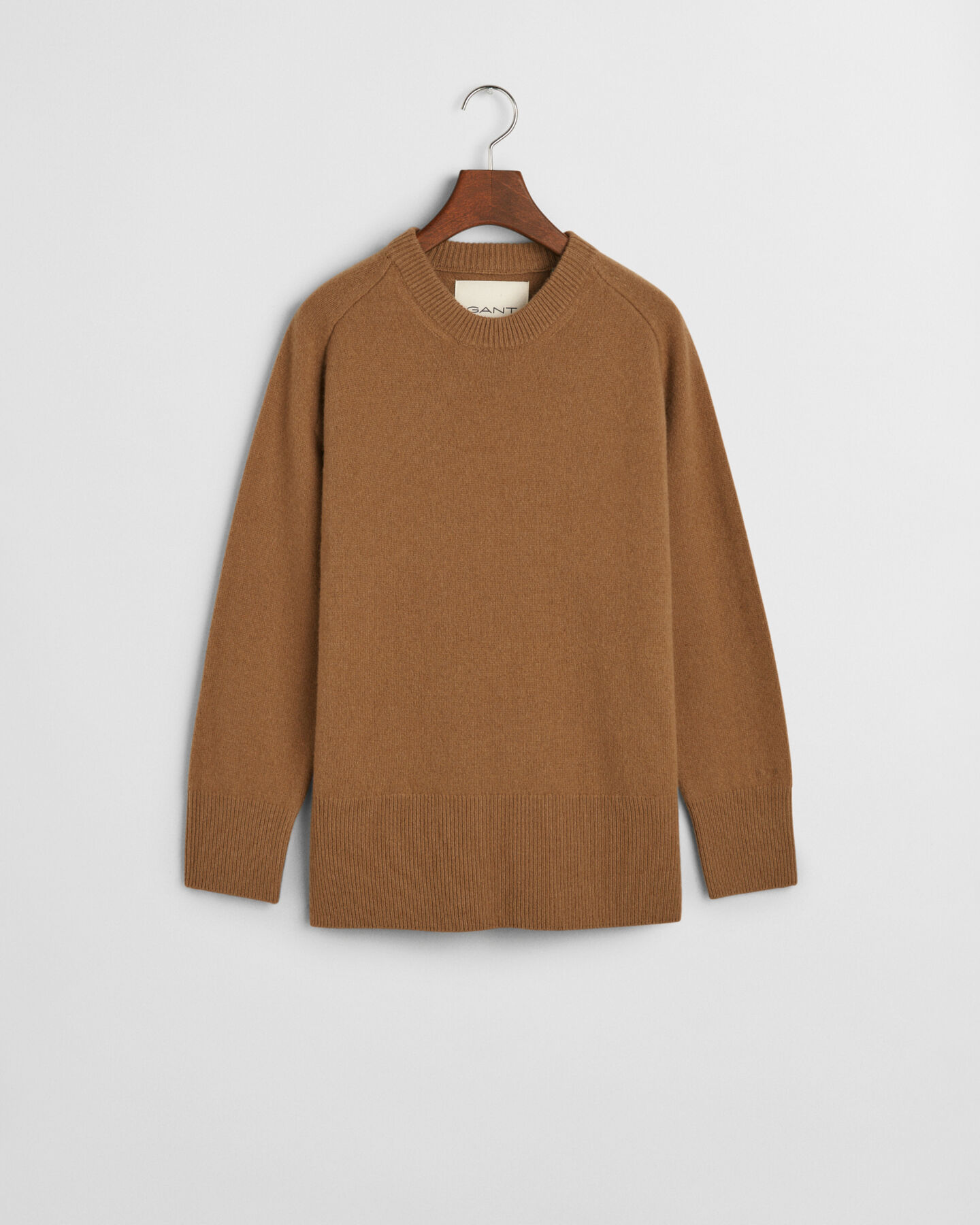 Jersey de cuello redondo con detalle de espiga