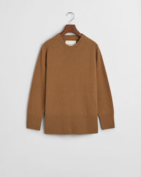 Jersey de cuello redondo con detalle de espiga