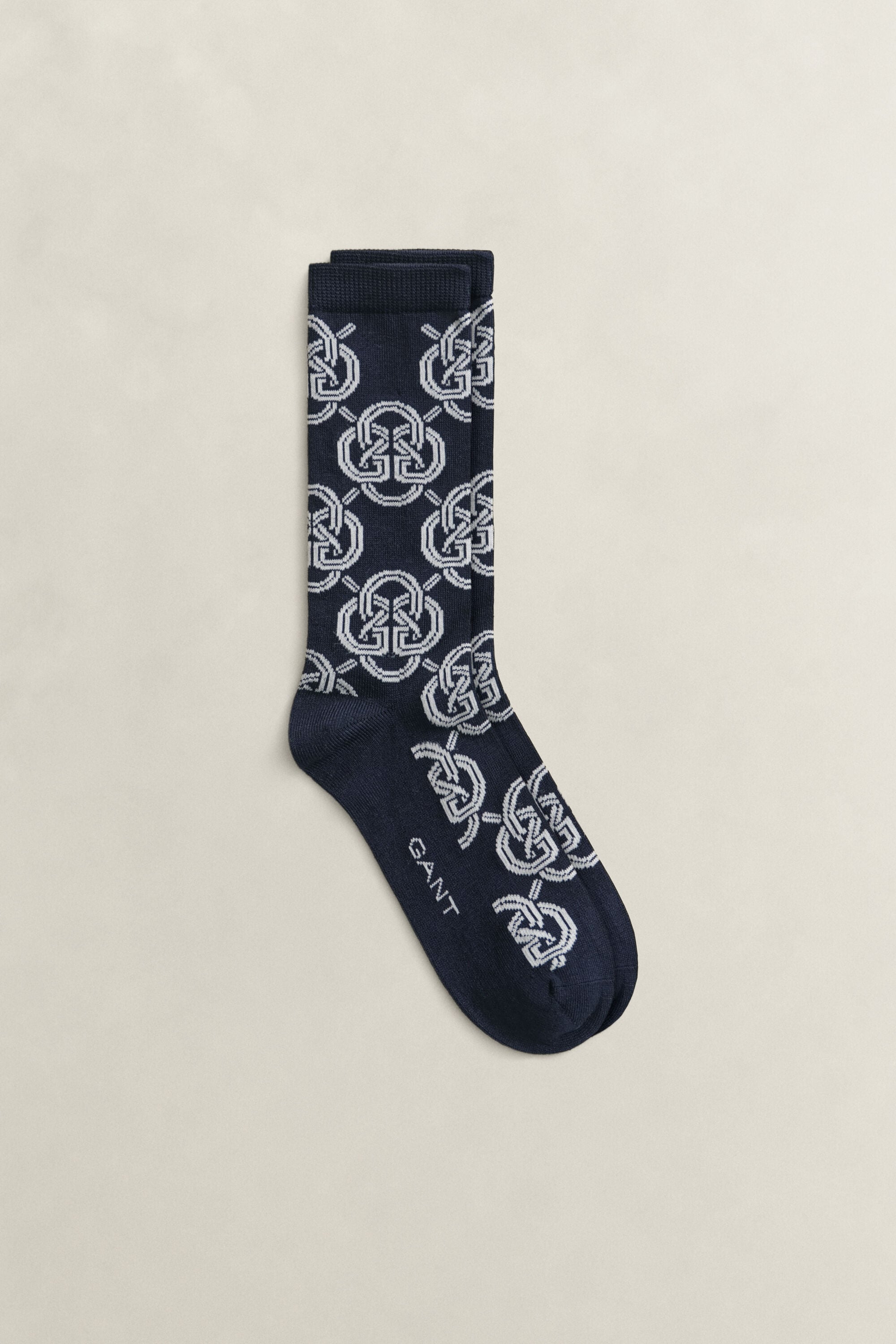 Calcetines con diseño de monograma