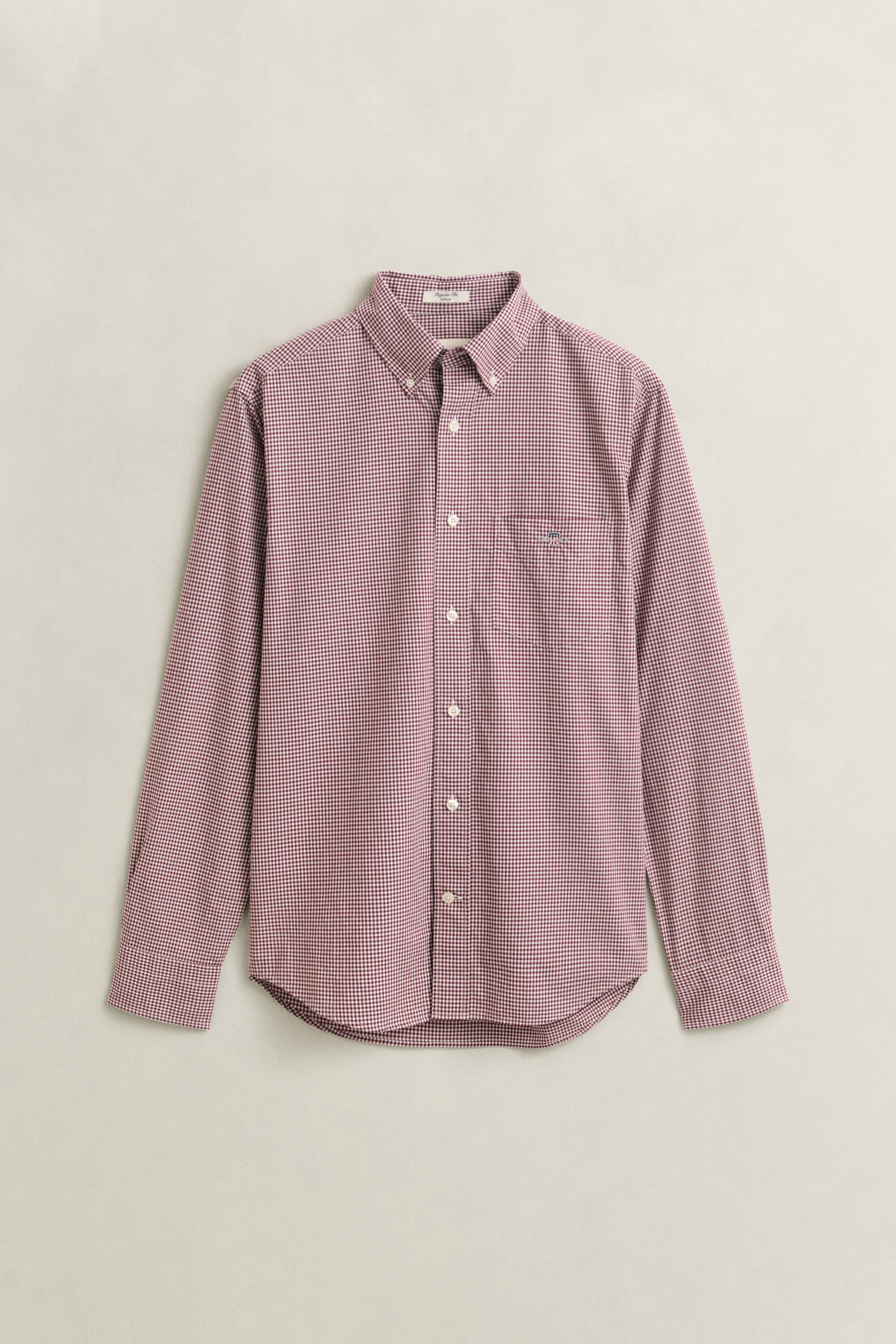 Camisa clásica de popelina de cuadros Vichy