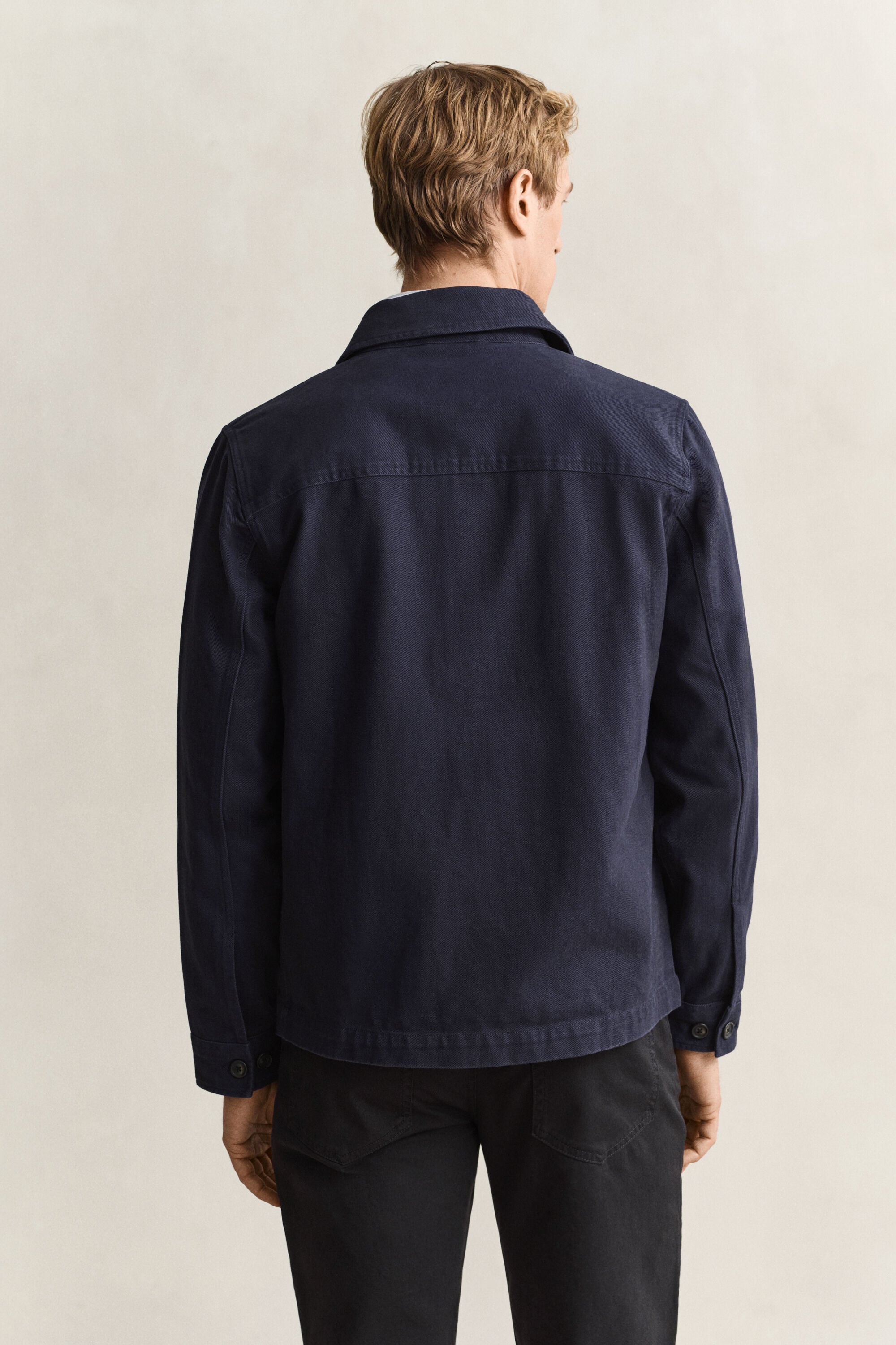 Sobrecamisa de sarga cepillada