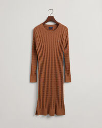 Vestido de punto de ochos retorcidos