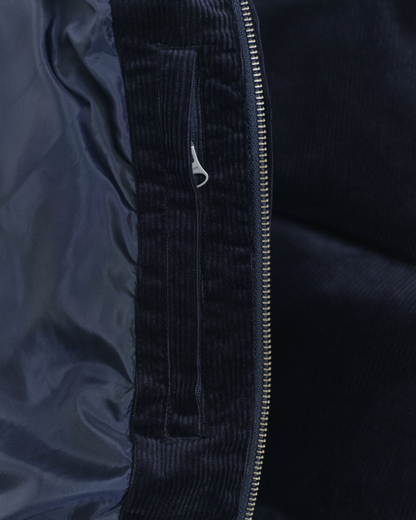 Chaqueta acolchada de pana