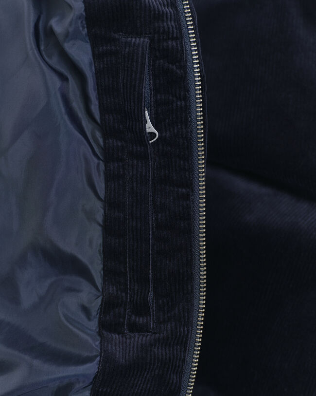 Chaqueta acolchada de pana