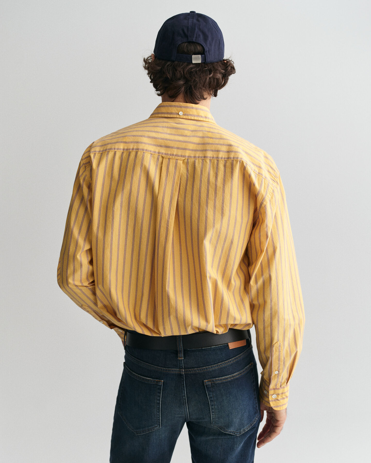 Camisa Relaxed Fit Heritage Poplin a rayas