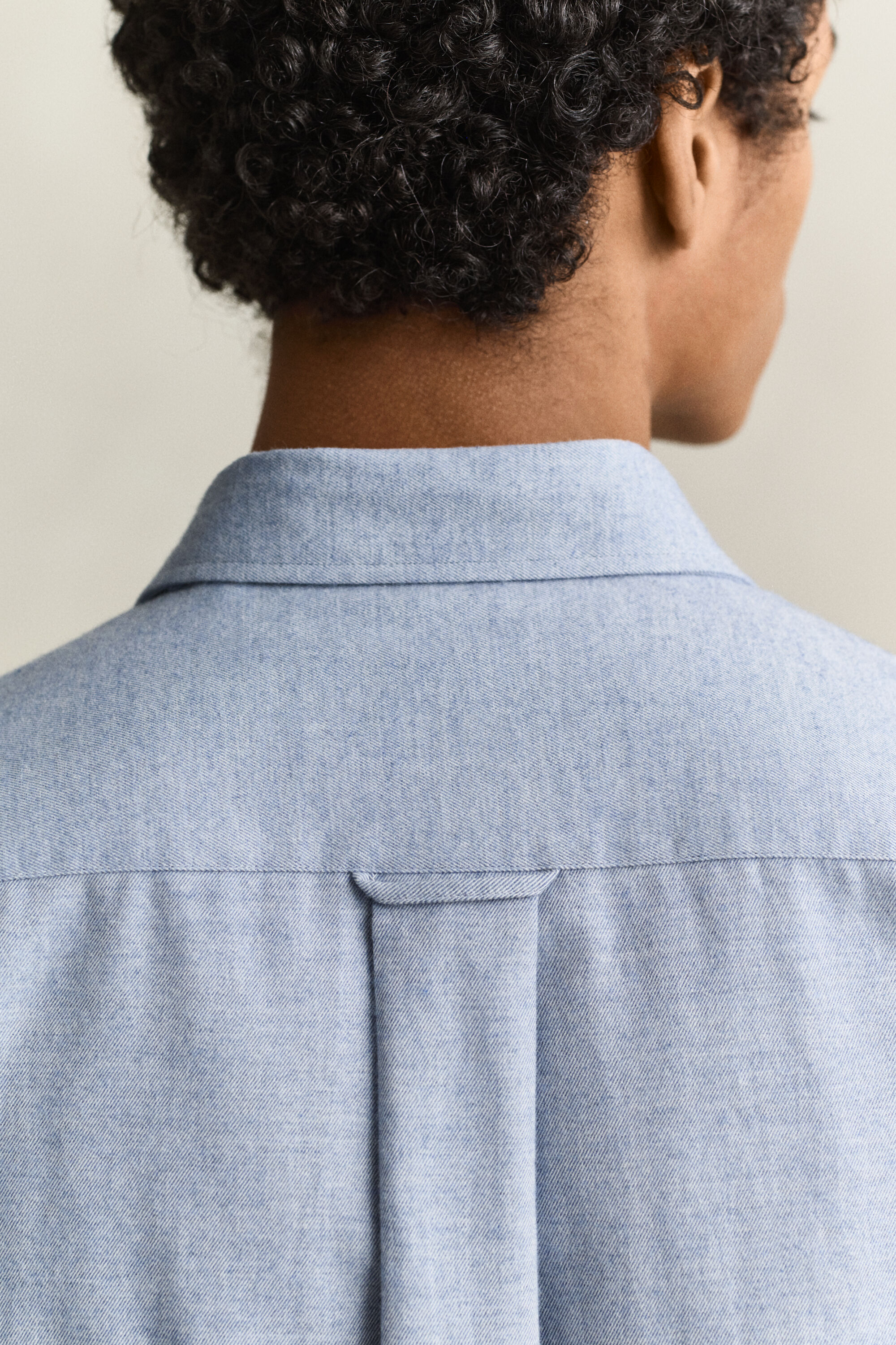 Camisa de franela jaspeada