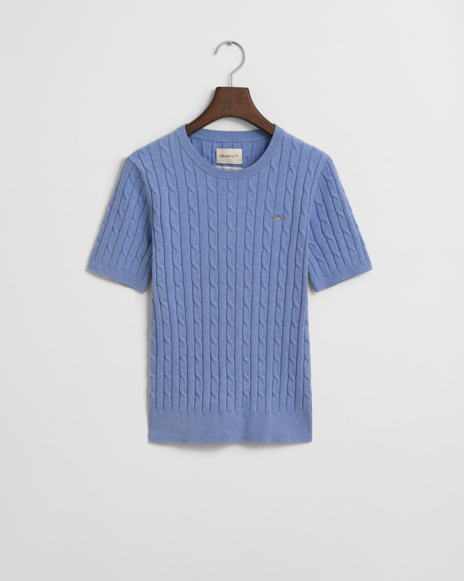 Jersey de punto de ochos y manga corta