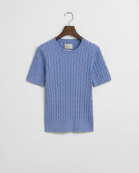 Jersey de punto de ochos en algodón elástico