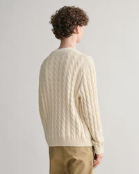 Jersey de cuello de pico y punto de ochos Shield Teens