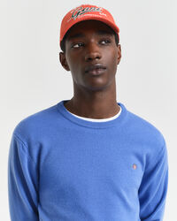 Jersey de cuello redondo en lana de oveja muy fina