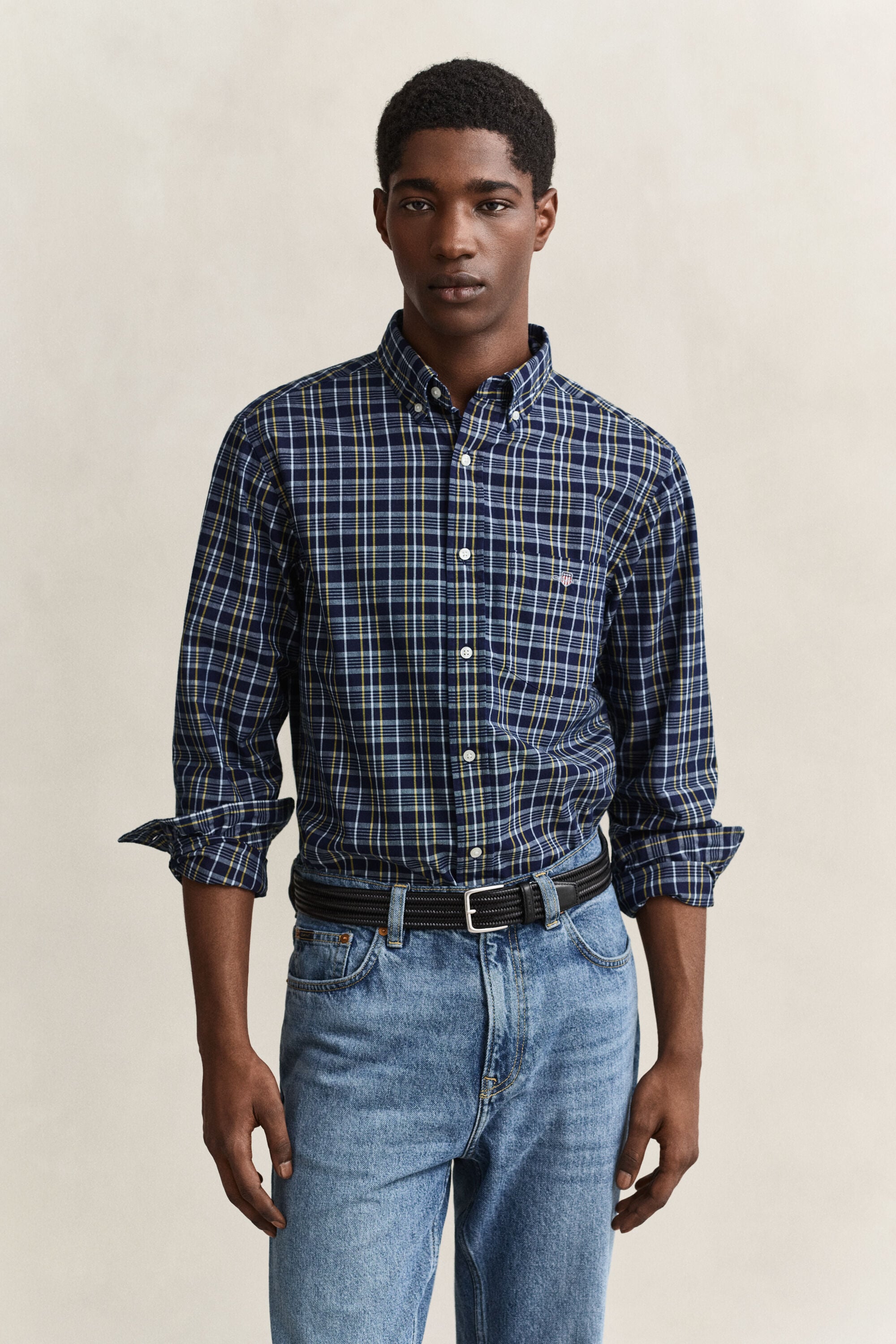 Camisa de popelina a cuadros Archive