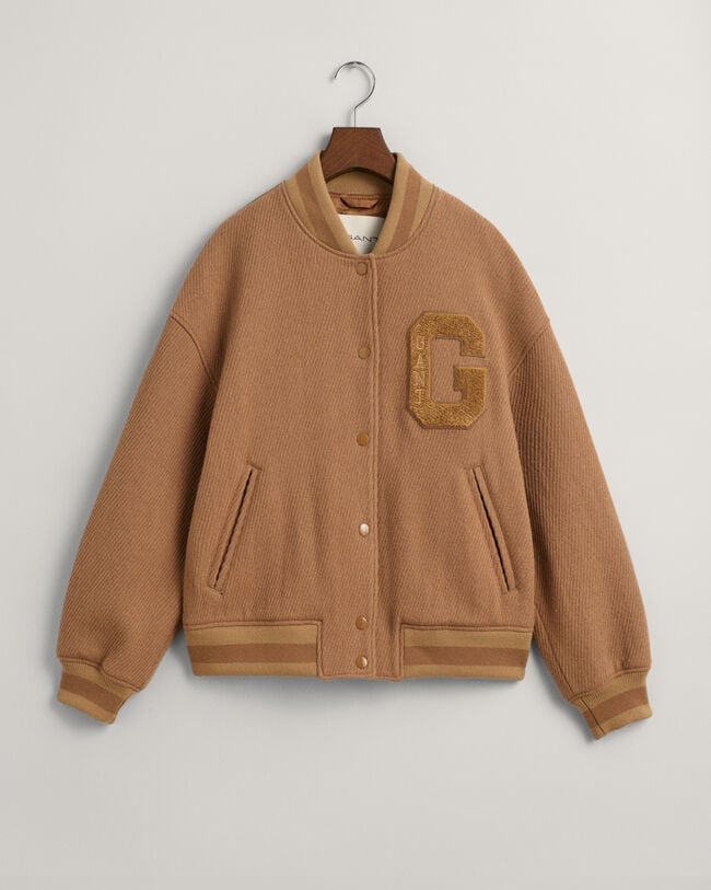 GANT Varsity Jacket en sarga de lana