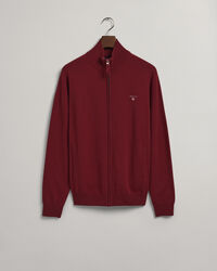 C&aacute;rdigan de lana de oveja muy fina con cremallera