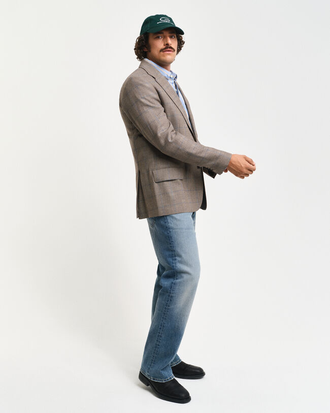 Americana Regular Fit Glen Check