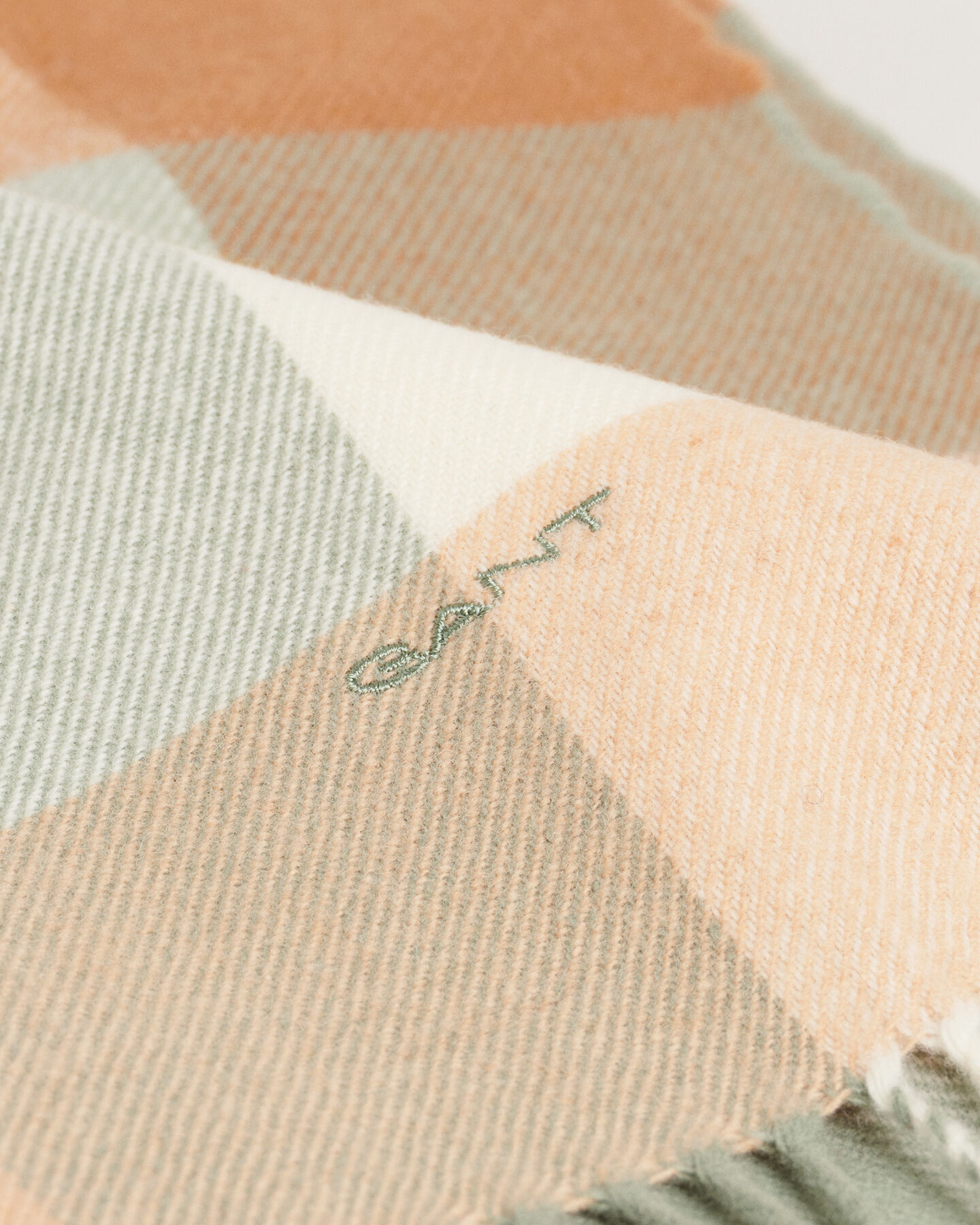 Bufanda de cuadros multicolor