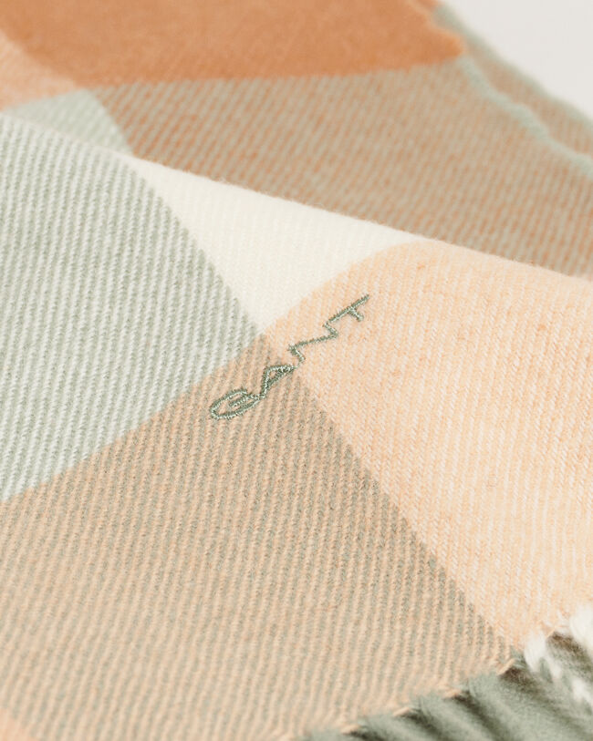 Bufanda de cuadros multicolor