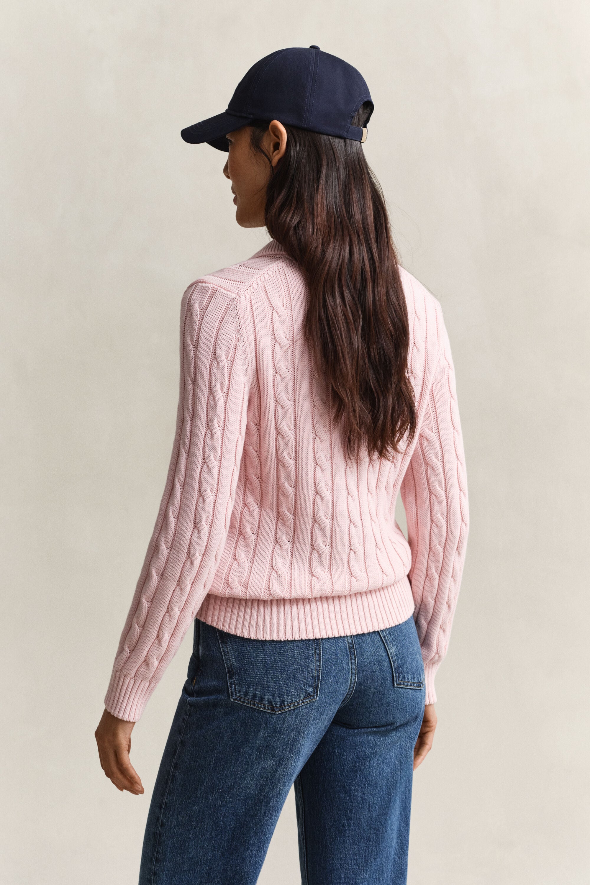 Jersey de punto de ochos de algodón