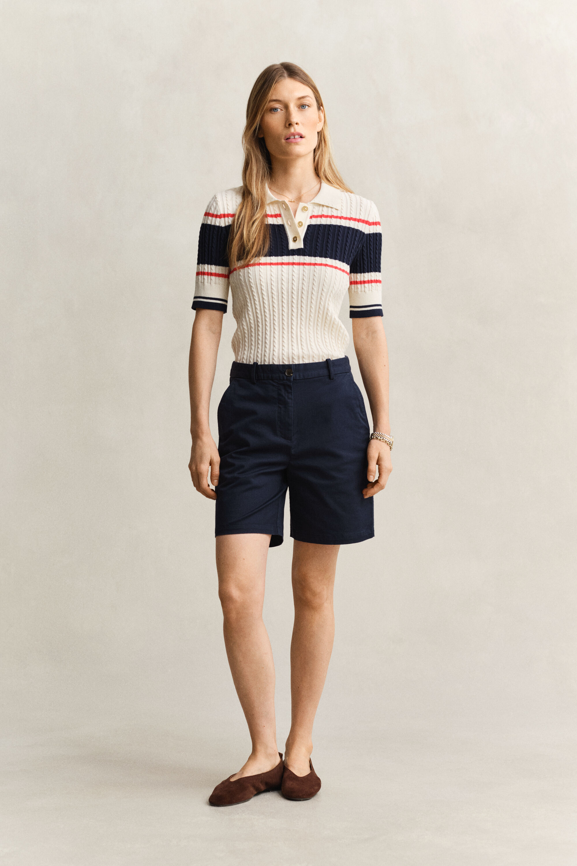 Pantalones chinos cortos