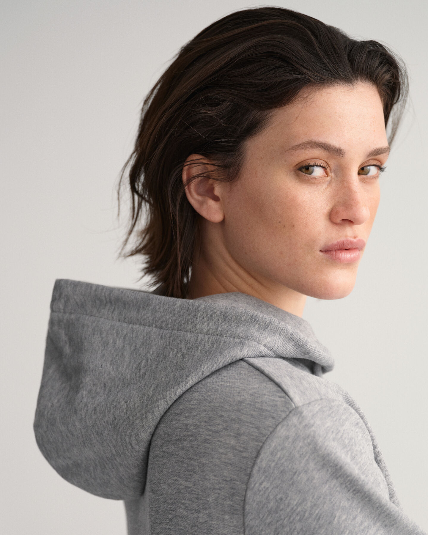 Vestido tipo sudadera con capucha Archive Shield