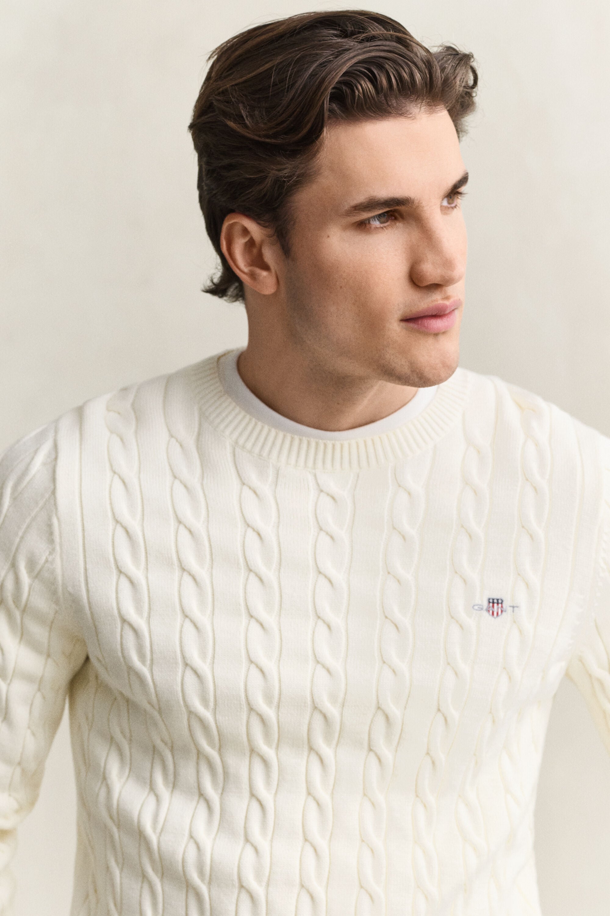 Jersey de punto de ochos clásico