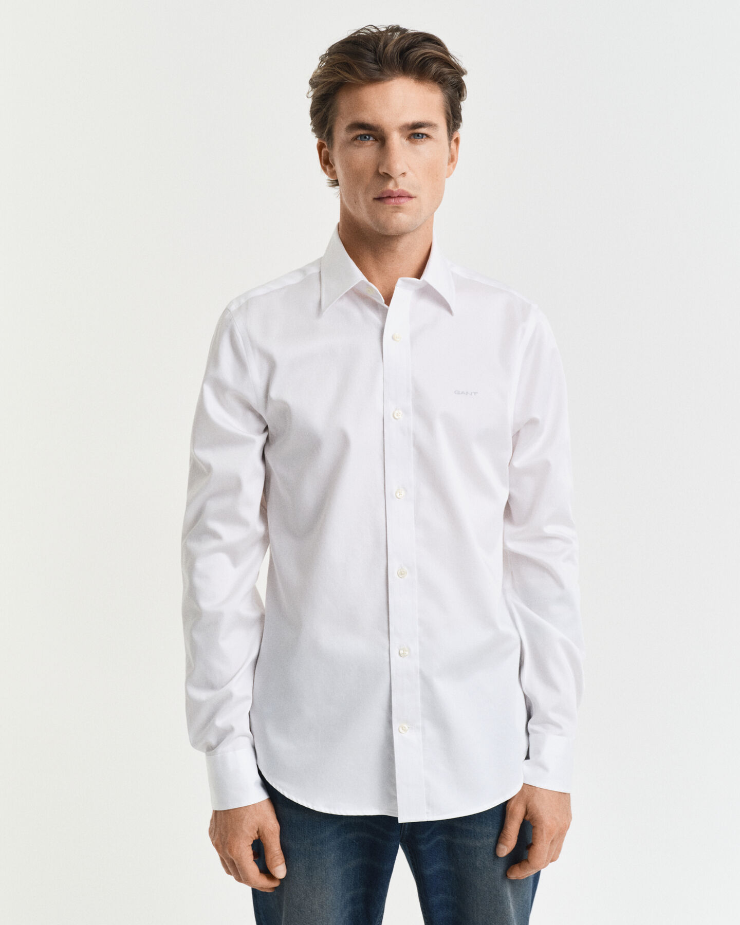 Camisa Slim Fit de satén