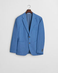 Chaqueta de traje Slim Fit de algod&oacute;n y lino