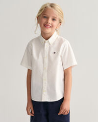 Camisa Oxford de manga corta Kids