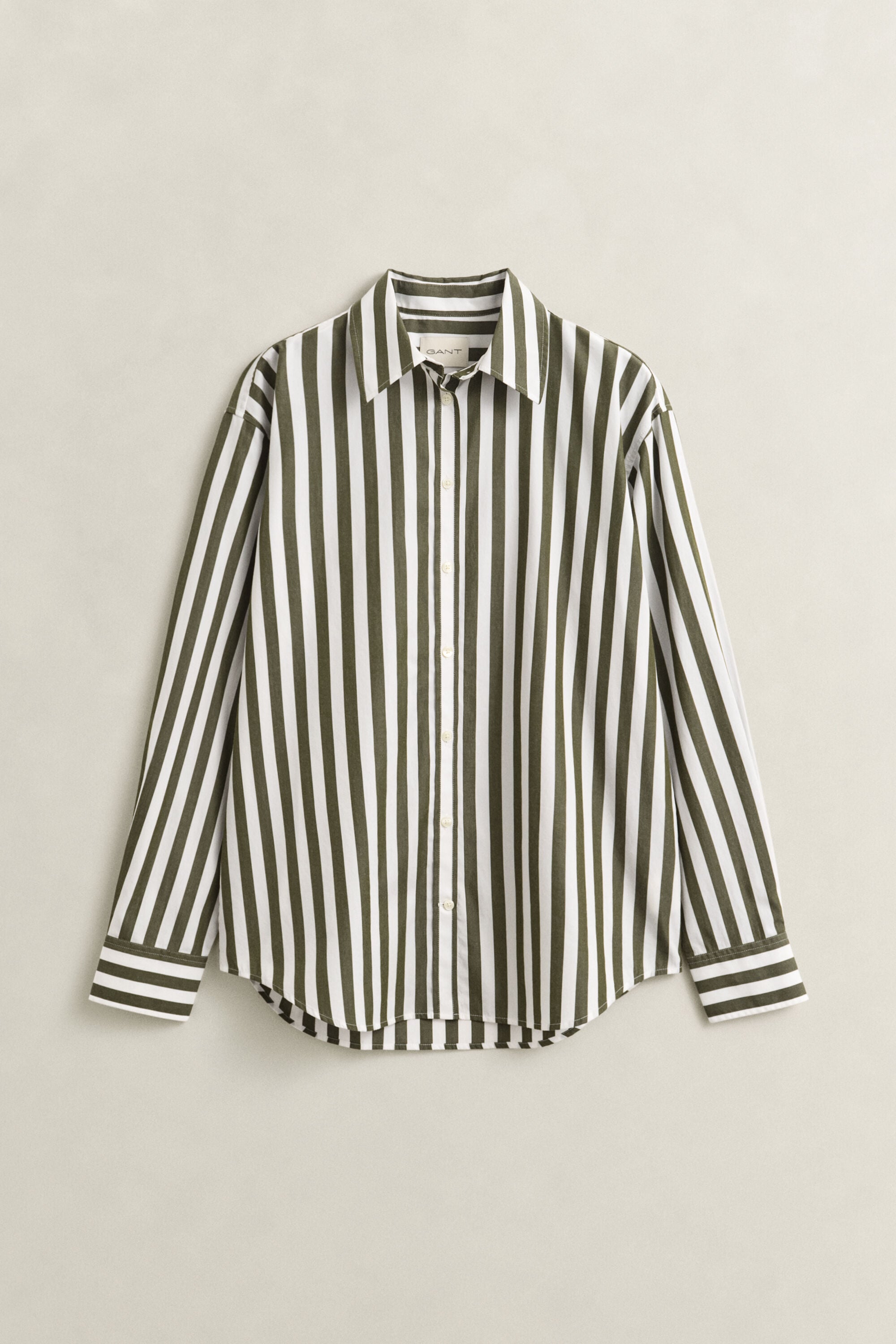 Camisa de popelina Relaxed Fit a rayas