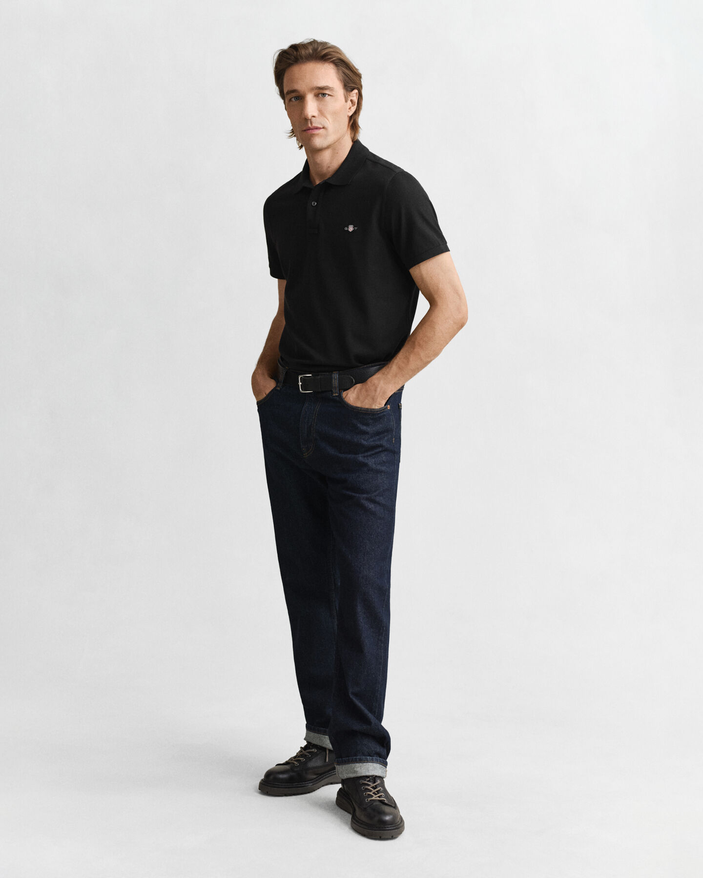 Polo de piqué Regular Fit Shield