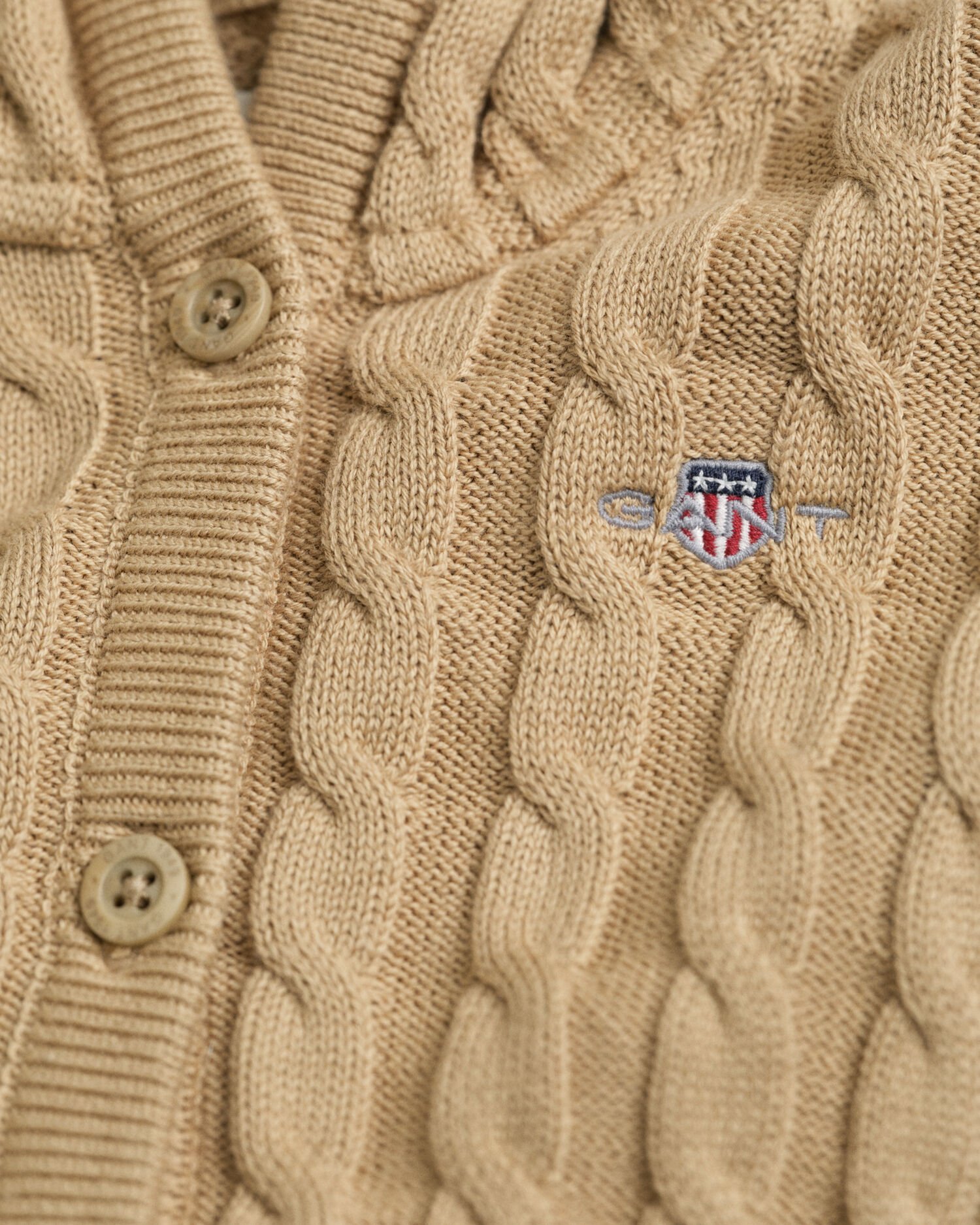 Cárdigan de punto de ochos de algodón Baby