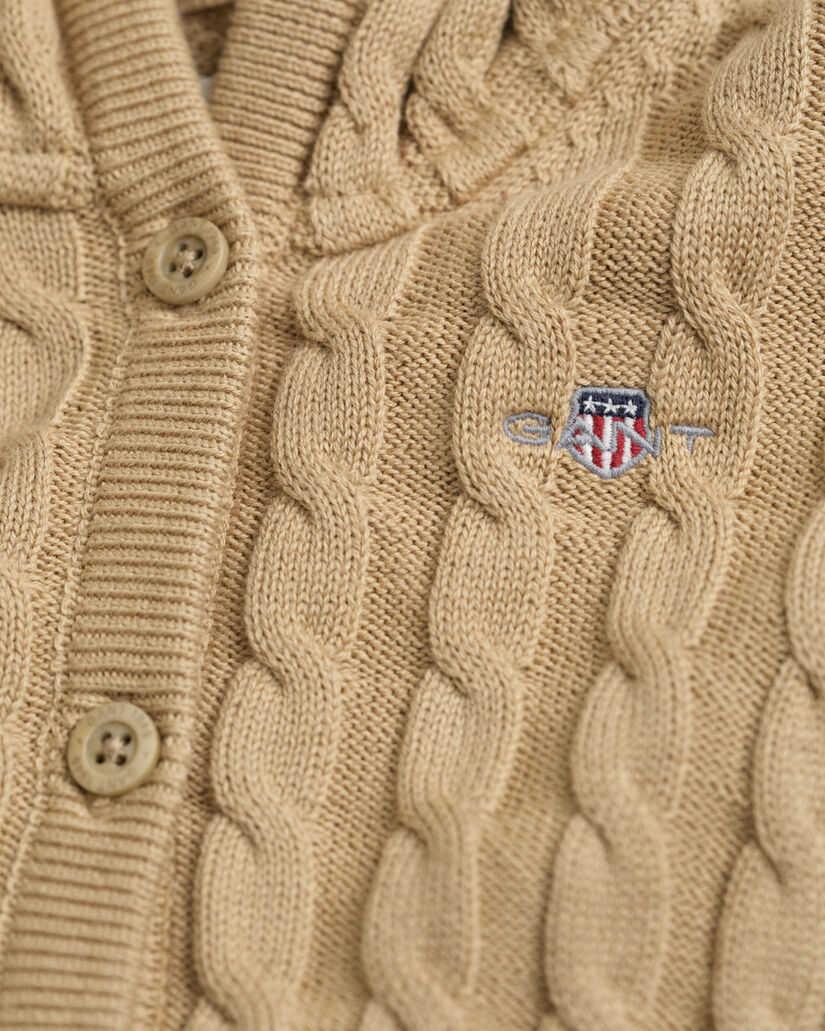 Cárdigan de punto de ochos de algodón Baby