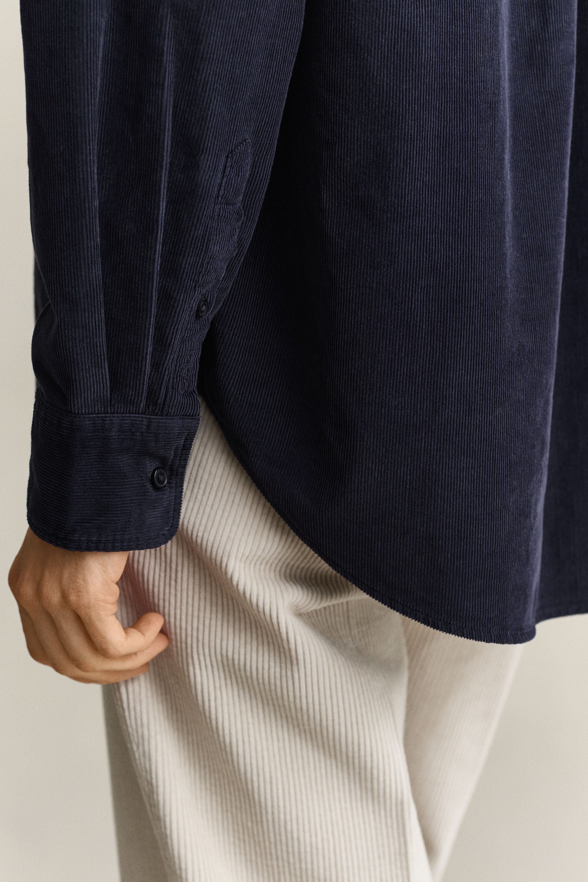 Camisa Relaxed Fit de pana