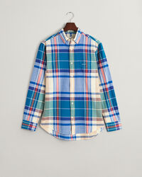Camisa Indigo Madras Regular Fit