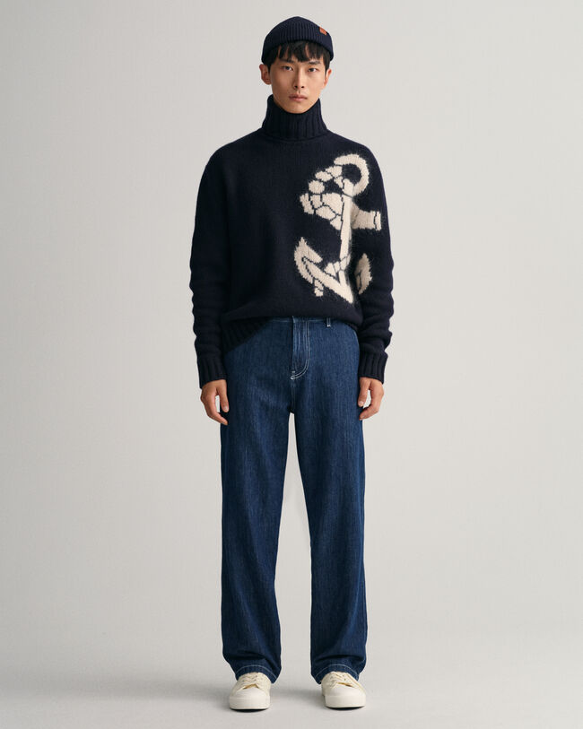 Vaqueros Relaxed Fit de algodón y - GANT