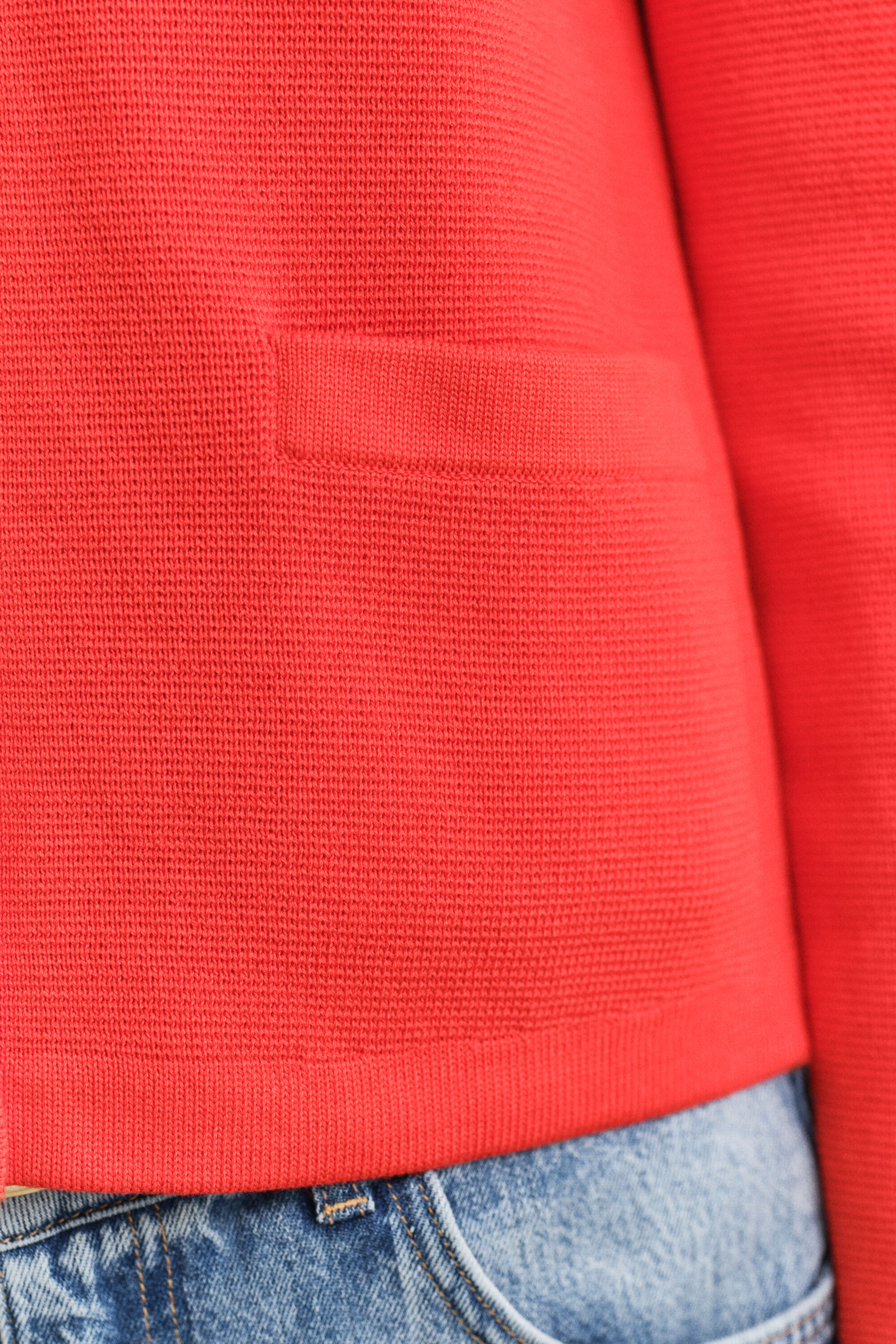 Chaqueta de punto de algodón