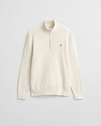 Jersey de punto de ochos de peque&ntilde;as dimensiones con media cremallera