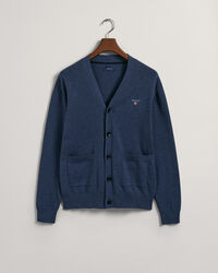 C&aacute;rdigan de cuello de pico y algod&oacute;n Classic