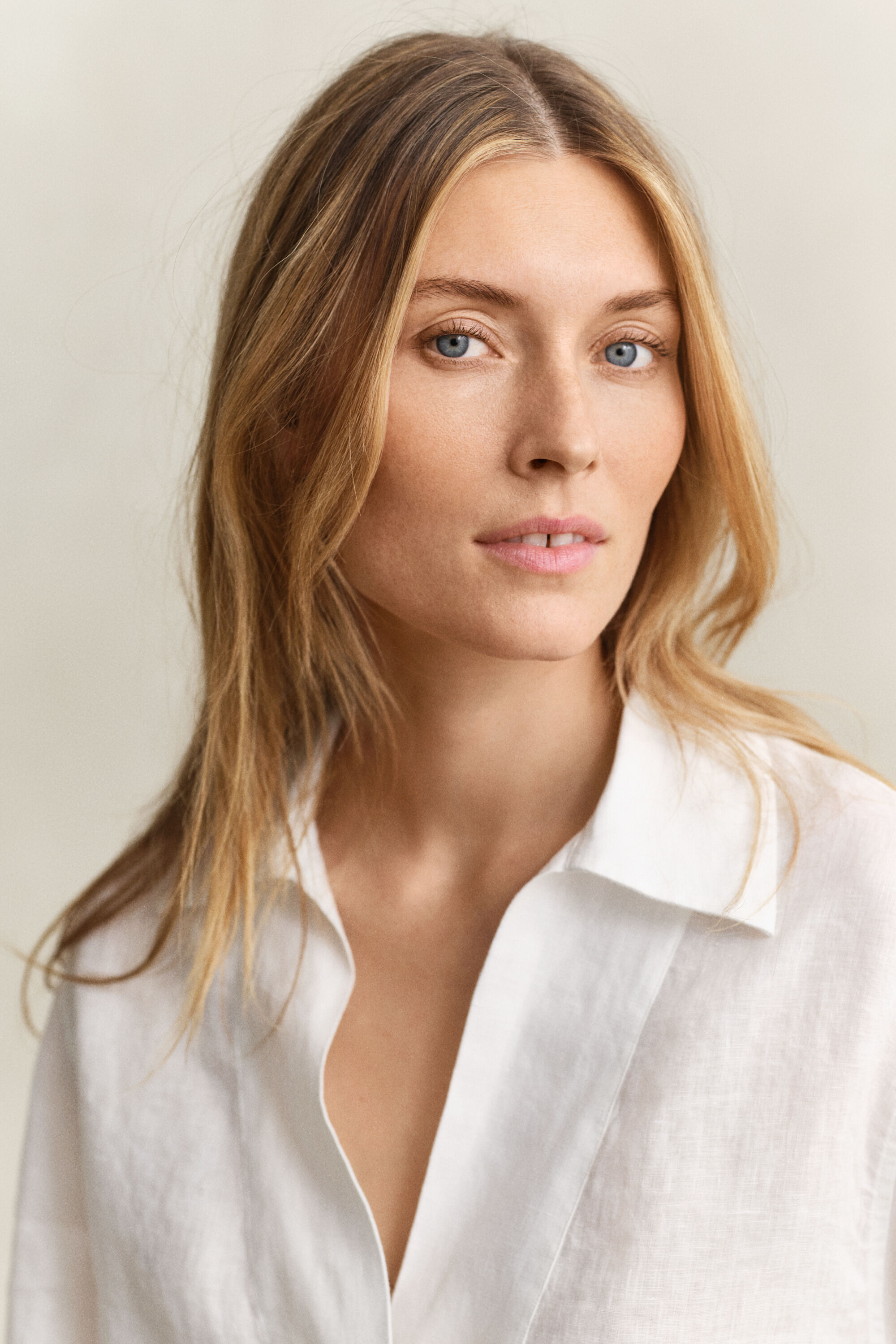 Camisa de lino Popover