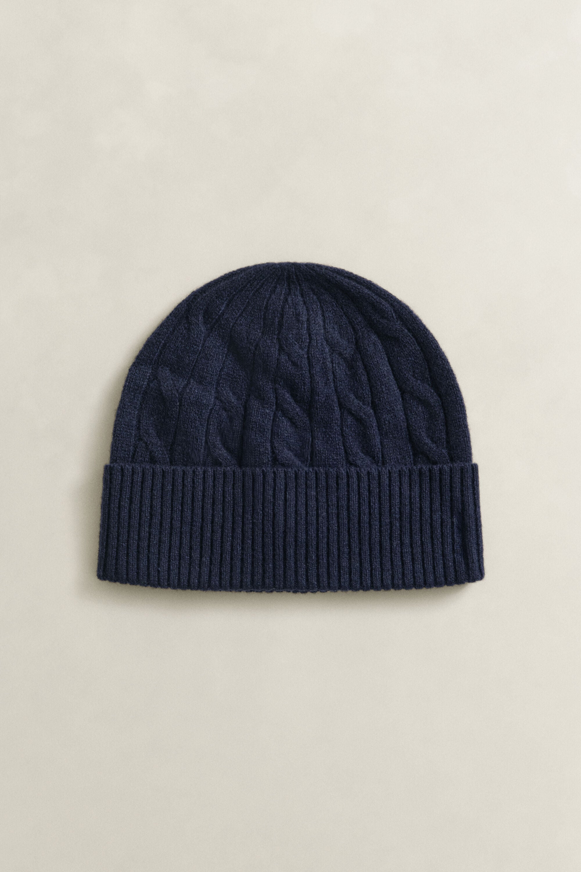 Gorro de punto de ochos de lana