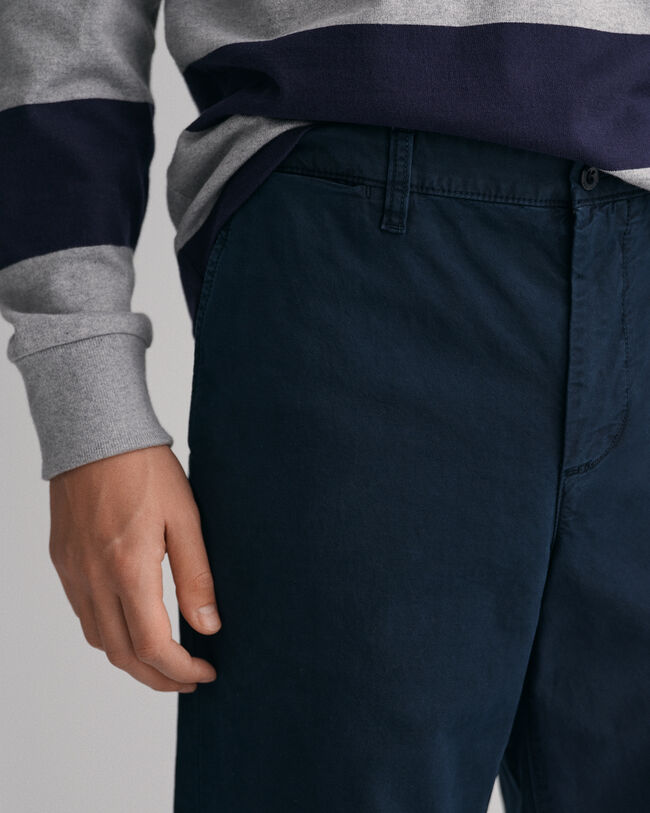 Pantalones chinos Regular Fit de lona Allister
