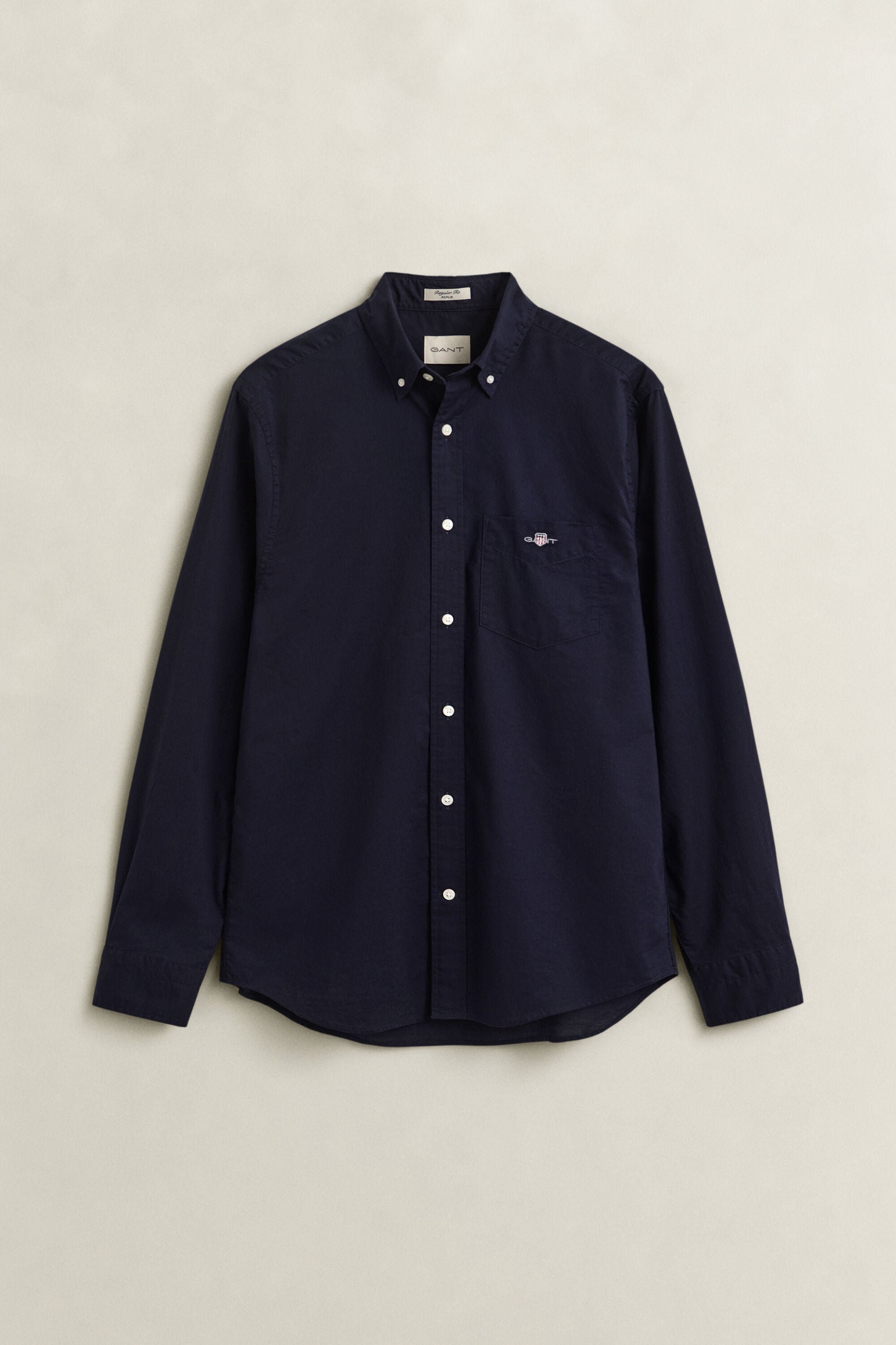Camisa de popelina Regular Fit clásica